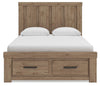 Oliandon Queen Panel Storage Bed