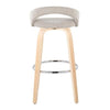 Grotto Upholstered 30" Fixed-Height Barstool - Set of 2