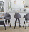Ahoy Upholstered 30" Fixed-Height Barstool - Set of 2