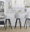 Ahoy Upholstered 30" Fixed-Height Barstool - Set of 2