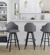 Ahoy Upholstered 30" Fixed-Height Barstool - Set of 2
