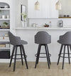 Ahoy Upholstered 30" Fixed-Height Barstool - Set of 2