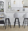 Ahoy Upholstered 30" Fixed-Height Barstool - Set of 2