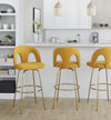 Ava Upholstered 30" Fixed-Height Barstool - Set of 2