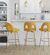 Ava Upholstered 30" Fixed-Height Barstool - Set of 2