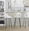 Ava Upholstered 30" Fixed-Height Barstool - Set of 2