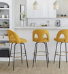 Ava Upholstered 30" Fixed-Height Barstool - Set of 2