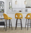 Ava Upholstered 30" Fixed-Height Barstool - Set of 2