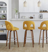 Ava Upholstered 30" Fixed-Height Barstool - Set of 2