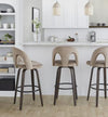 Ava Upholstered 30" Fixed-Height Barstool - Set of 2