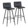 Casper 30" Fixed-Height Barstool - Set of 2