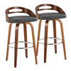 Cassis 30" Fixed-Height Barstool - Set of 2