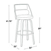 Cecina 30" Fixed-Height Barstool - Set of 2