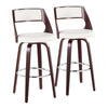 Cecina 30'' Fixed-Height Barstool - Set of 2