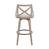 Charlotte 30" Fixed-Height Barstool - Set of 2