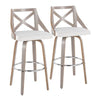 Charlotte 30" Fixed-Height Barstool - Set of 2