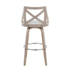 Charlotte 30" Fixed-Height Barstool - Set of 2