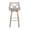 Charlotte 30" Fixed-Height Barstool - Set of 2