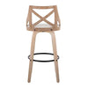 Charlotte 30" Fixed-Height Barstool - Set of 2