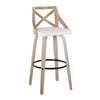 Charlotte 30" Fixed-Height Barstool - Set of 2