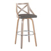 Charlotte 30" Fixed-Height Barstool - Set of 2