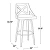 Charlotte 30" Fixed-Height Barstool - Set of 2