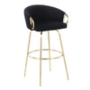 Claire 30" Fixed Height Barstool - Set of 2