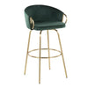 Claire 30" Fixed-Height Bar Stool - Set of 2