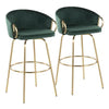 Claire 30" Fixed-Height Bar Stool - Set of 2