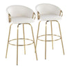 Claire 30" Fixed-Height Barstool - Set of 2