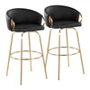 Claire 30" Fixed-Height Barstool - Set of 2