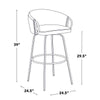 Claire 30" Fixed-Height Barstool - Set of 2