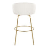 Claire 30" Fixed-Height Barstool - Set of 2