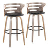 Cosini 30" Fixed-Height Barstool - Set of 2