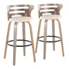Cosini 30" Fixed-Height Barstool - Set of 2