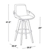 Cosmo 29" Fixed-Height Barstool
