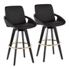 Cosmo 30" Fixed-Height Barstool - Set of 2