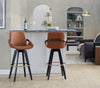Cosmo 30" Fixed-Height Barstool - Set of 2