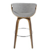 Curvini 30'' Fixed Height Barstool - Set of 2
