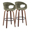 Curva 30" Fixed-Height Barstool - Set of 2