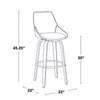 Diana 30" Fixed-Height Barstool - Set of 2