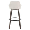 Daniella 30" Fixed-Height Barstool - Set of 2