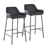 Daniella 30" Fixed-Height Barstool - Set of 2