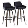 Daniella 30" Fixed-Height Barstool - Set of 2