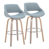 Fabrico 30" Fixed-Height Barstool - Set of 2