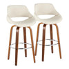 Fabrico 30" Fixed-Height Barstool - Set of 2