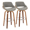 Fabrizzi 30" Fixed-Height Barstool - Set of 2