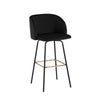 Fran 30" Swivel Fixed-Height Barstool - Set of 2
