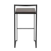Fuji Stacker 30" Fixed-Height Barstool - Set of 2