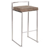Fuji Stacker 30" Fixed-Height Barstool - Set of 3